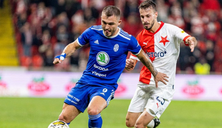 Fotbalisté Slavie porazili Mladou Boleslav 2:1