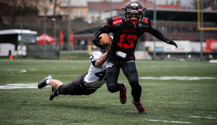 Gladiators zničili i druhého soupeře, ústecké Blades porazili 51:0 a vedou západní skupinu nejvyšší soutěže
