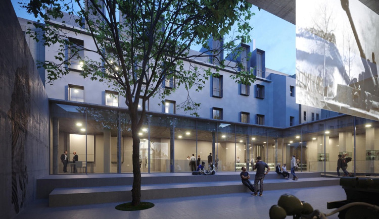 Dům s Loosovými interiéry se promění v muzeum se simulátorem válečného krytu, na dvoře bude i třicetitunový tank