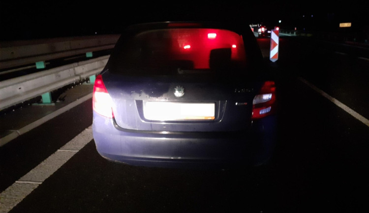 Drogy v autě neunikly služebnímu psovi. Button našel schovaný pervitin a efedrin