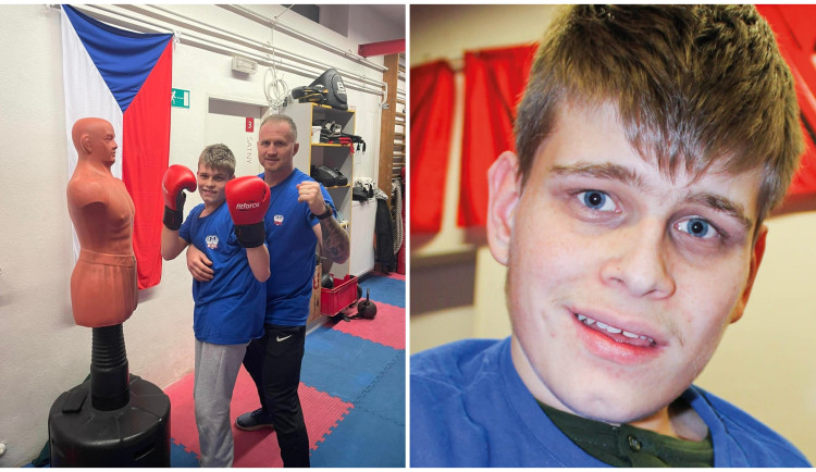 Jakub trpí vzácným genetickým onemocněním, přesto je to veselý kluk a fanoušek sportu