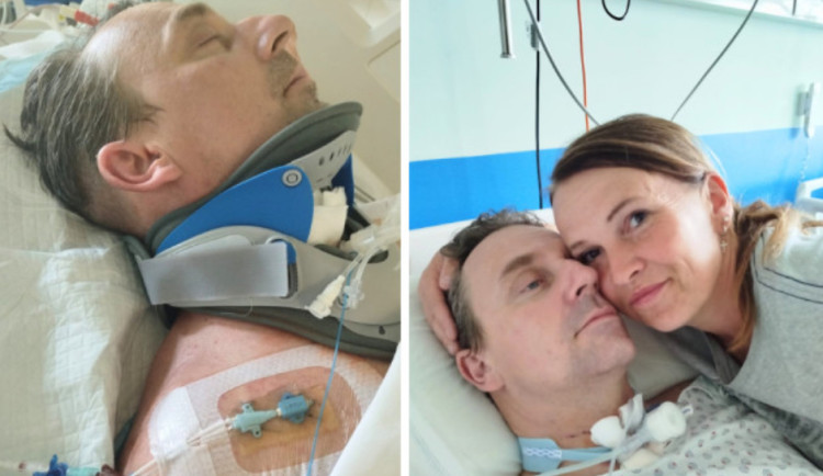 Policisté pořádají sbírku pro kamaráda. Po skoku do bazénu bojuje o život