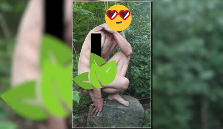 Naháč pobíhal kolem volnočasového areálu, policistům zapózoval v křoví jako filmový „milášek“