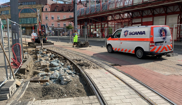 Na páteřní tramvajové trati v Liberci je další výluka, potrvá měsíc a půl