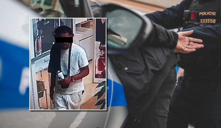 Policie dopadla cizince, který přepadl prodavače v obchodním domě