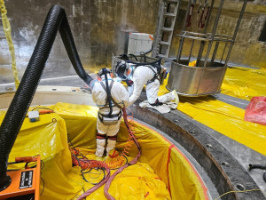 V Temelíně poprvé čistili důležité technologie pomocí laseru, metoda se osvědčila