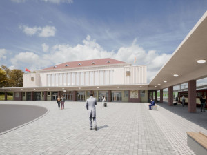 Vizualizace nádraží. Zdroj Správa železnic