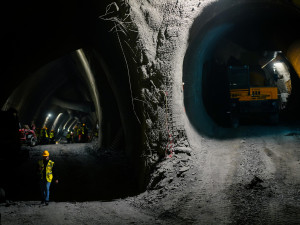 FOTOGALERIE: Stavba metra D je v plném proudu. Podívejte se, jak to vypadá v budoucí stanici Pankrác