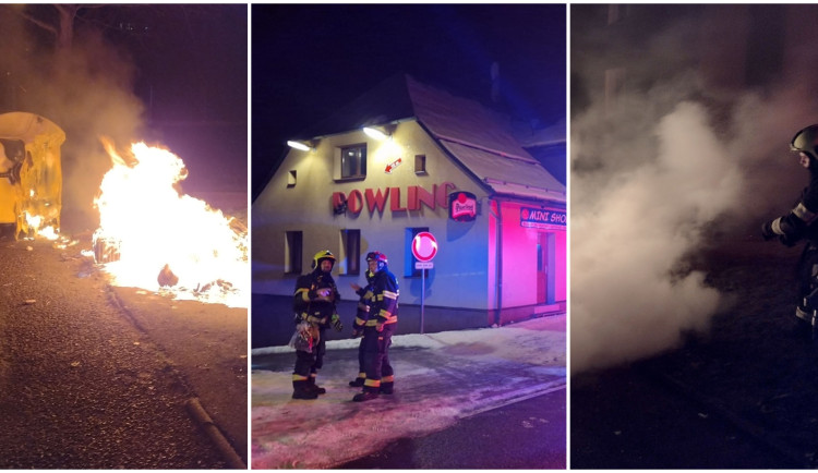 Požáry, úrazy od pyrotechniky i ztracení psi, takový byl Silvestr na západě Čech