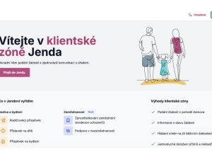 Jednoduše a online: Klientská zóna Jenda nově i pro nezaměstnané