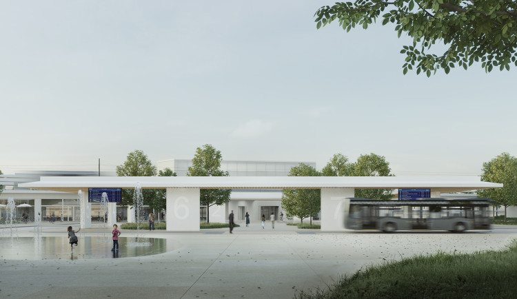 Nový terminál na vysokorychlostní železnici v Hranicích se přiblíží k městu. Radnice chce spojení s autobusy