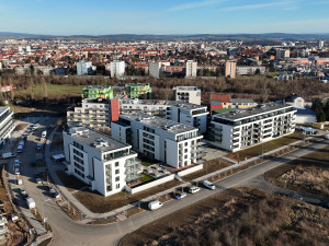 foto z výstavby 1. a 2. etapy Triangl Parku