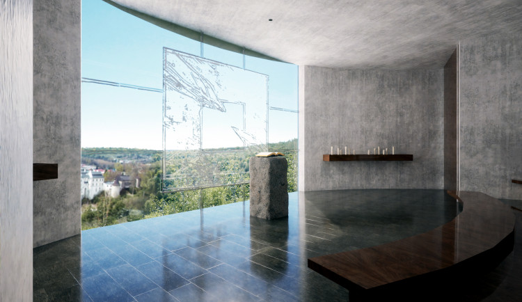 Zastavení a povzbuzení. U dálnice na Brno postaví kapli, v místě bude i kavárna