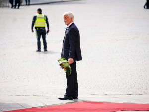 FOTOGALERIE: Prezident Pavel přijal na Hradě Zelenského při slavnostním ceremoniálu