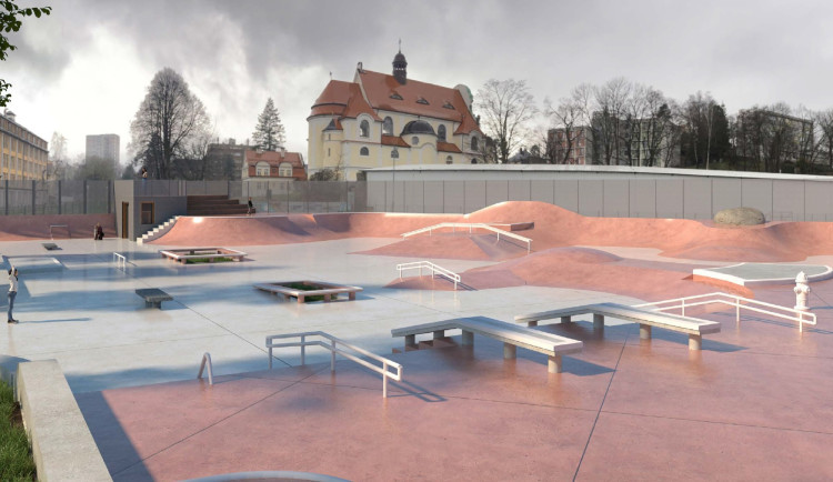 Skatepark v Liberci se po 27 letech dočká modernizace, otevře za rok na podzim