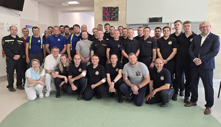 Hasiči v Přerově pokořili rekord dárcovské kampaně, v úterý se zapojilo 17 prvodárců