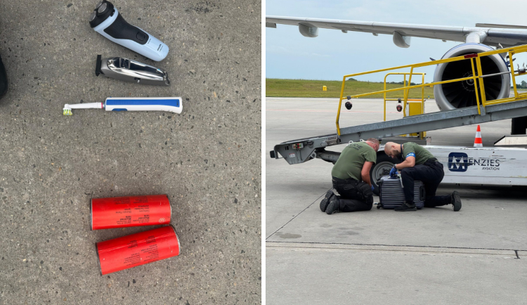 Pozor na to, co si balíte. Kvůli vibrujícímu kufru zastavili odlet letadla z Prahy