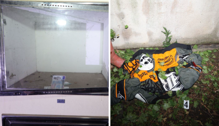 Zfetovaný muž přepadl benzinku, ukradené peníze i občanku schoval na hřbitově