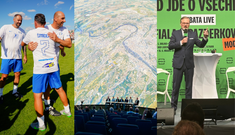 ČERVEN 2025: Hvězdy fotbalu v Dolních Chabrech, úžasné planetárium a Fialova debata
