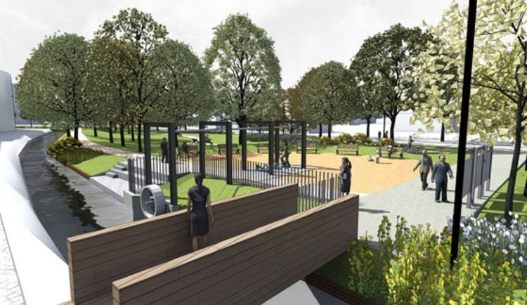 Hradecké Kukleny budou už letos na Vánoce zelenější, vyrůstá tady nový park