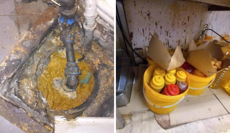 Přetékající odpad, maso v teple. Nebezpečný fastfood na Vinohradech na místě zavřeli