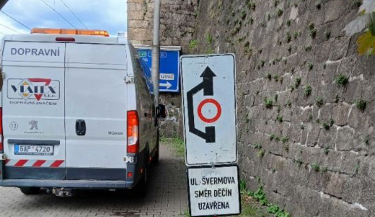 Křižovatka ulic Švermova a Žitavská v Liberci je po celý víkend neprůjezdná