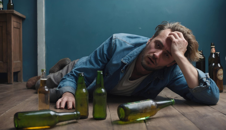 Muž z Brna neunesl rozchod ani alkohol. Z výtahu se vykutálel přímo na strážníky