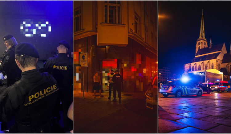 Noční razie v centru, policisté prověřili stovky cizinců a rozdali vysoké pokuty