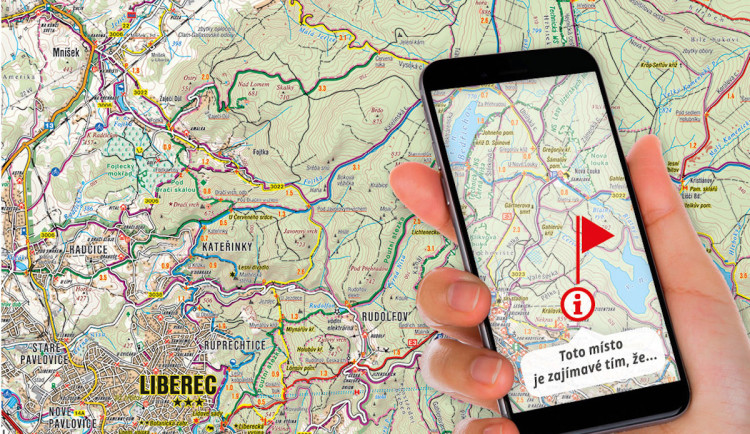 Rozšířená realita oživí papírovou mapu Jizerek a okolí. Bude fungovat s aplikací