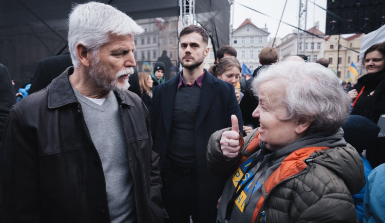 Dana Drábová s Petrem Pavlem.