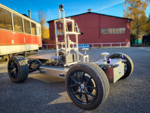 Robotické vozítko z univerzity na dnech AI zaujalo, chtějí ho firmy i města