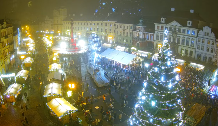 Hradec Králové pojmenoval vánoční strom Eliška Rejčka. Sledovat ho můžete on-line
