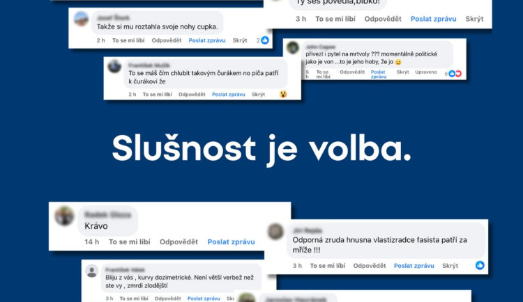 Primátorka Hradce zveřejnila urážlivé komentáře. „Slušnost je volba,“ vzkázala