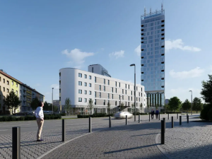 O byty v budovaných dvou věžích je velký zájem, cenu ovlivňuje i výhled