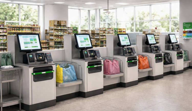Samoobslužné pokladny v praxi: využívá je polovina zákazníků, práci neruší