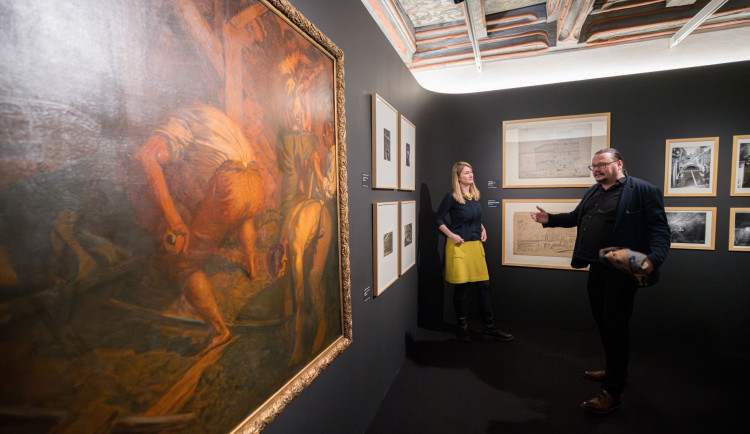 Tajemné jeskyně, podzemí a podsvětí očima malířů z 19. století mapuje unikátní výstava