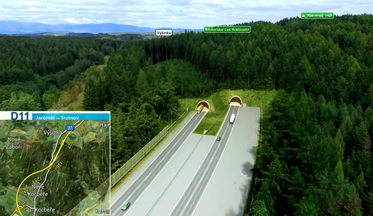 Konečně se kopne. Stavba dálnice D11 z Jaroměře do Trutnova začne už zítra