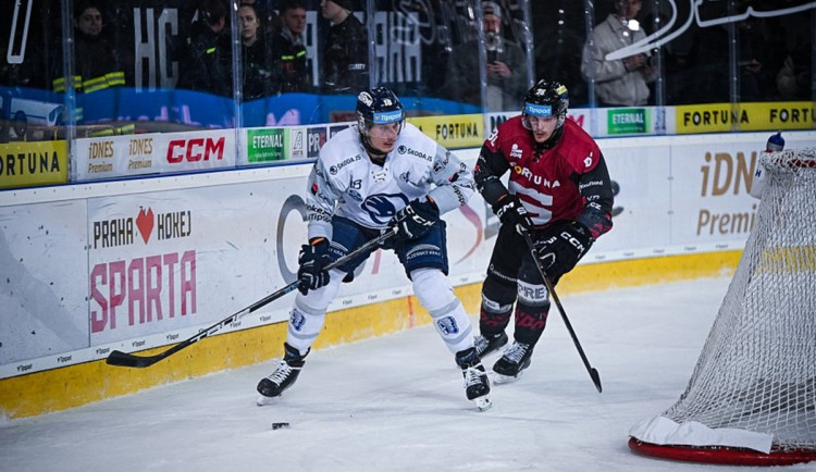 Hokejisté Sparty udolali v sedmém čtvrtfinále Plzeň 1:0, rozhodl Chlapík