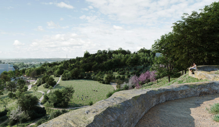 VIZUALIZACE: Akátky ožijí. Nová podoba lesoparku láká na sport, odpočinek i setkávání