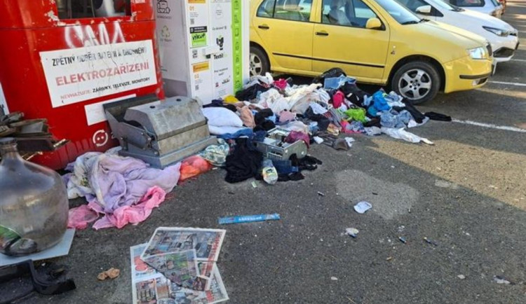 Ve Vyškově řádí kontejnerový fantom. Kromě škod dělá i svinčík, město zvažuje kamery