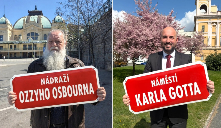 Senátor chce v Plzni nádraží Ozzyho Osbourna. Reaguje tak na náměstí Karla Gotta