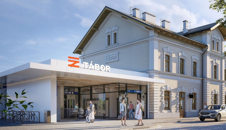Nádraží v Táboře čeká rekonstrukce za 164 milionů korun