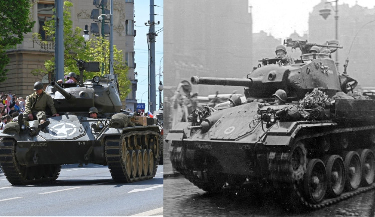 Sherman to nebyl. Jako první přijel osvobodit Plzeň tank M24 Chaffee