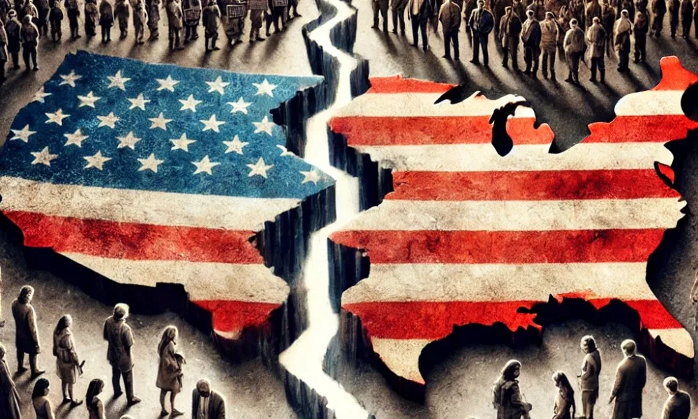 Američané jsou rozděleni více než kdy dříve, ukazuje průzkum
