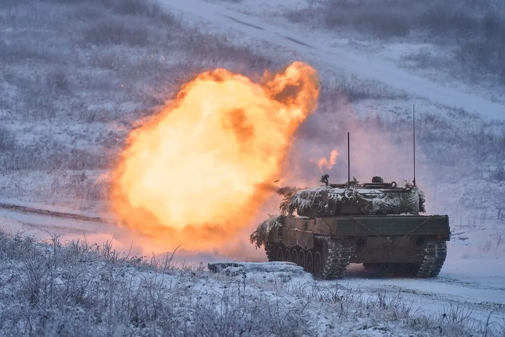 Česká armáda na Doupově poprvé testuje nové tanky Leopard, náročné cvičení prověří techniku i vojáky