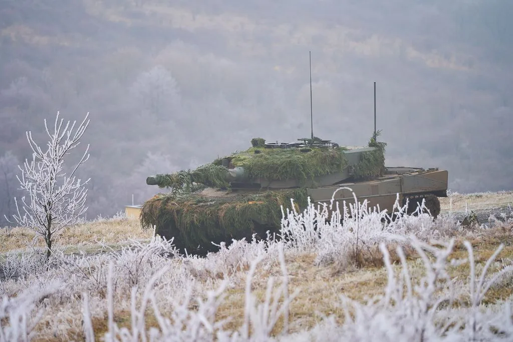 Česká armáda na Doupově poprvé testuje nové tanky Leopard, náročné cvičení prověří techniku i vojáky