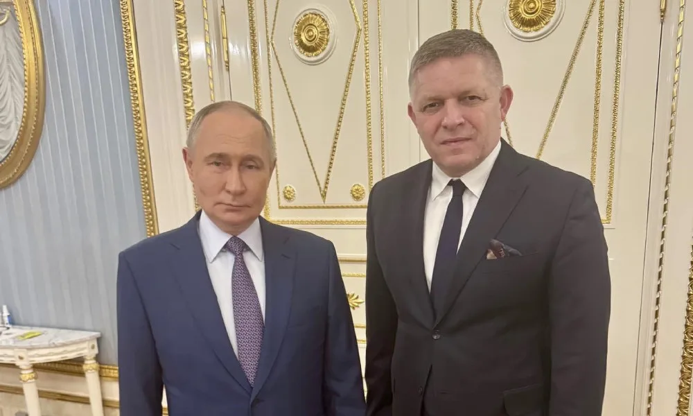Robert Fico v Moskvě: Slovensko řeší dodávky plynu a vztahy s Ruskem