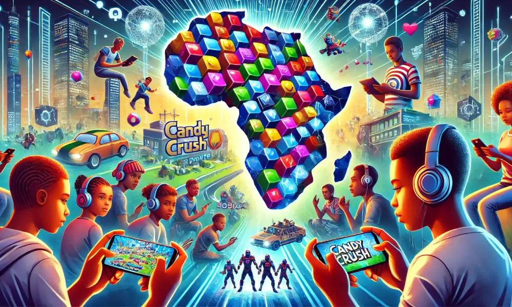 Africký herní průmysl roste rekordním tempem, táhne Candy Crush nebo Roblox