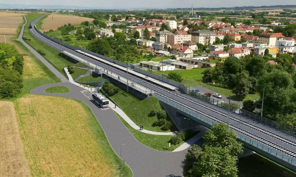 Dvě stě za sucha i deště – modernizace železniční trati zahájena