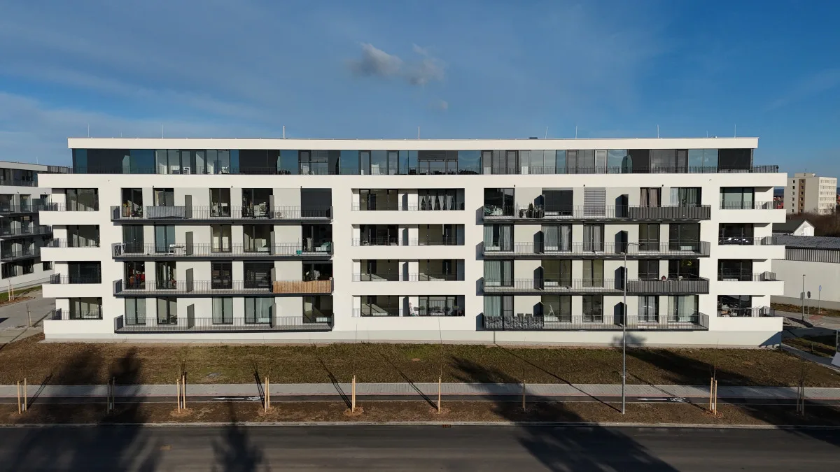 foto z výstavby 1. a 2. etapy Triangl Parku